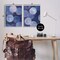 Stupell Industries Abstract Blue Purple Circle Bubbles 2 pc Framed Giclee Wall Art Set Design by Grace Popp